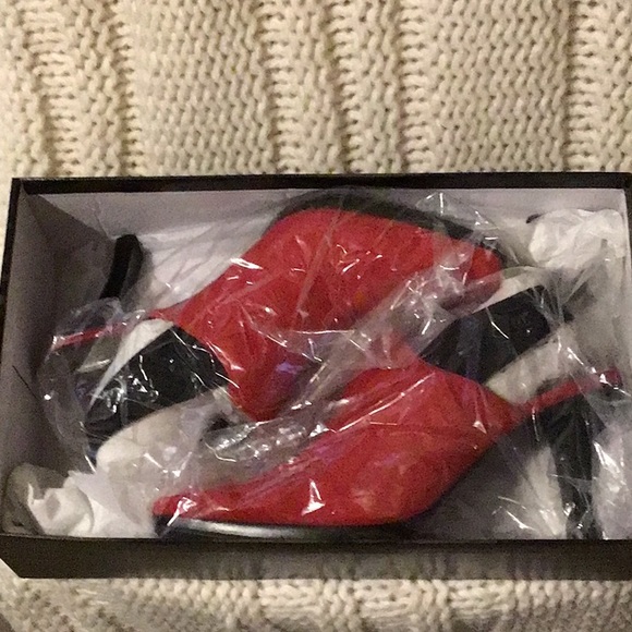 Red Suede Heels